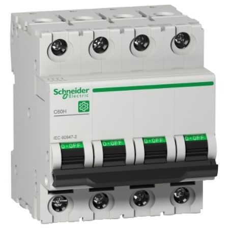 Picture of Miniature circuit breaker (MCB), Multi9 C60H, 4P, 6A, C curve, 15kA (IEC/EN 60947-2)