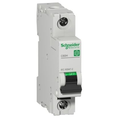 Picture of Miniature circuit breaker (MCB), Multi9 C60H, 1P, 20A, D curve, 15kA (IEC/EN 60947-2)