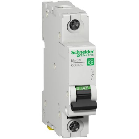 Picture of Miniature circuit breaker (MCB), Multi9 C60H-DC, 1P, 16A, C curve, 5kA (UL 1077), 6kA (IEC/EN 60947-2)