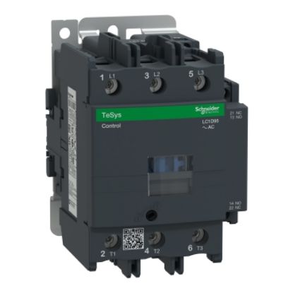 Picture of TeSys, Contactor, TeSys Deca, 3P(3NO), AC-3/AC-3e, 440V, 95A, 230V AC 50/60Hz coil,screw clamp terminals