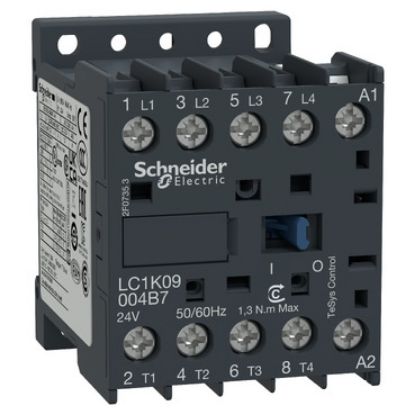 Picture of Contactor, TeSys K, 4P(4NO), AC-1, 440V 20A, 48V AC standard coil