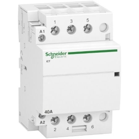 Picture of Acti9, Contactor iCT - 3 poles - 3 NO - 40 A - 220..240 V AC
