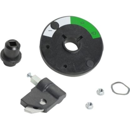 Picture of Front, side rotary handle C60 / 120 and NC45 / 100 / 125 - black handle