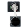 Picture of TeSys; TeSys Deca, Rotary handle kit, TeSys GV4, extended, fixed, black, IP54