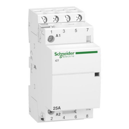 Picture of Acti9, Contactor iCT - 4 poles - 4 NO - 25 A - 220..240 V AC