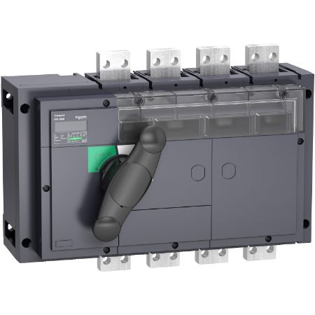 Picture of switch disconnector, Compact INV1600, visible break, 1600A, standard version with black rotary handle, 4 poles