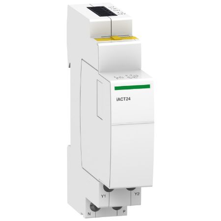 Picture of Acti9,  iACT - 24V DC control and auxiliary contact 1 NO with Ti24 PLC interface
