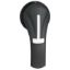 Picture of External rotary handle, TeSys GS, black handle, front mounting, 2 positions I-O, IP65, for GS 100 to 400A IEC