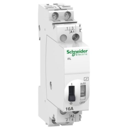 Picture of Acti9, Impulse relay iTL - 2P - 2 NO - 16A - coil 24 VDC - 48 VAC 50/60Hz