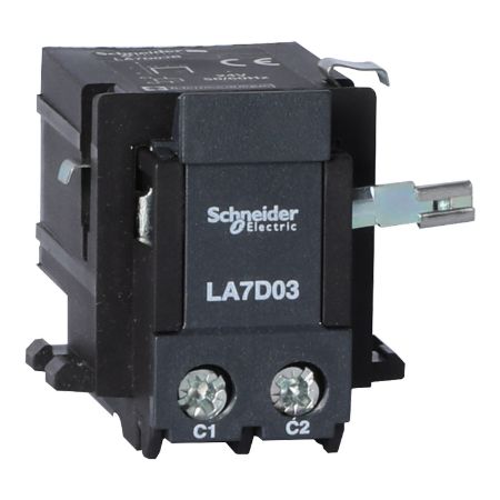 Picture of TeSys; TeSys Deca, thermal overload relays, remote electrical tripping, 110 V DC/AC