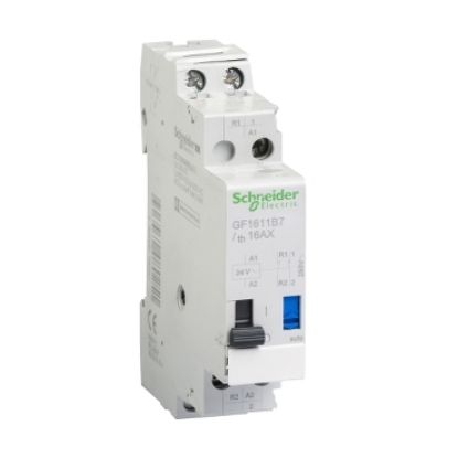 Picture of Impulse relay, TeSys GF, AC-1, 2P, 16A, 1NO+1NC, 24VAC 50/60Hz coil