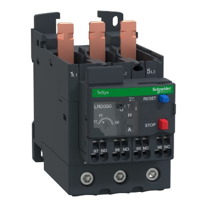 Picture of Thermal overload relay,TeSys Deca,37-50A,1NO+1NC,class 10A,EverLink springs