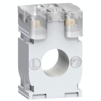 Picture of current transformer tropicalised DIN mount 150 5 for cables d. 21
