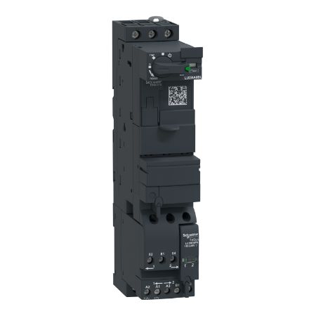 Picture of Reversing power base, TeSys Ultra, 3P, 1NO + 1NC, 12A, 690VAC, 24VDC, without control terminals