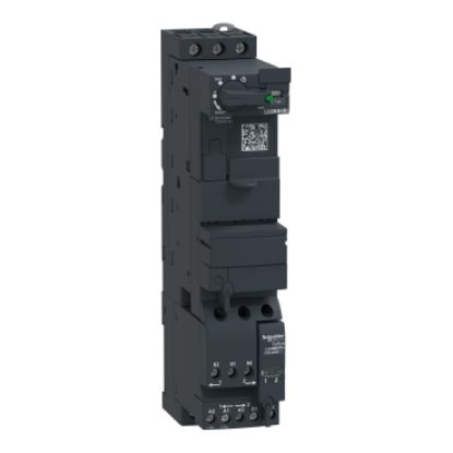 Picture of Reversing power base, TeSys Ultra, 3P, 1NO + 1NC, 32A, 690VAC, 24VDC coil, without control terminals