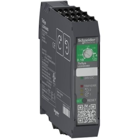 Picture of TeSys, Reversing ultra compact starter, TeSys Hybrid, 3P, 500VAC, 3kW at 400V, 24VDC