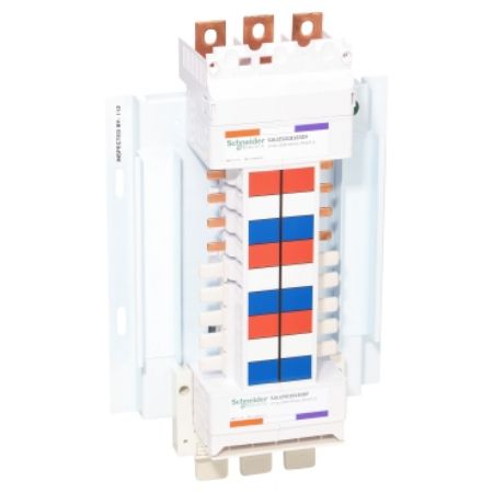 Picture of Acti9, SAU Chassis, Acti9, 250A, 3Ph, 18 poles, 18mm for iC60 MCB and RCBO, dual feed