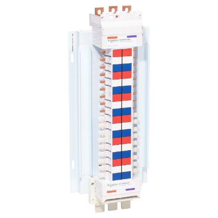 Picture of Acti9, SAU Chassis, Acti9, 250A, 3Ph, 36 poles, 18mm for iC60 MCB and RCBO, dual feed
