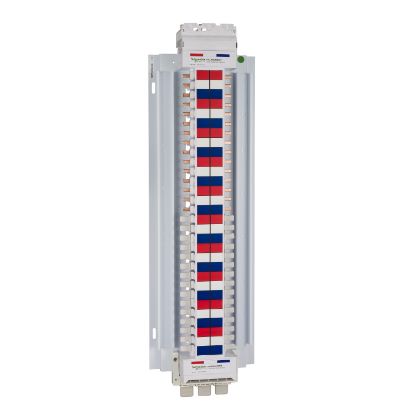 Picture of Acti9, SAU Chassis, Acti9, 250A, 3Ph, 60 poles, 18mm for iC60 MCB and RCBO, dual feed