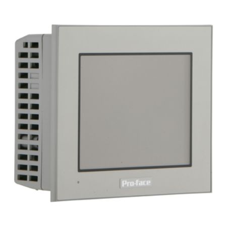 Picture of 5.7 touch panel display, QVGA, Analog-Single, 2xCOM, ETH, USB A & mini-B, SD, 24VDC, Coated