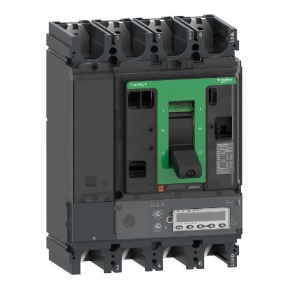 Picture of Circuit breaker, ComPacT NSX400R, 200kA/415VAC, 4 poles, MicroLogic 5.3E trip unit 400A