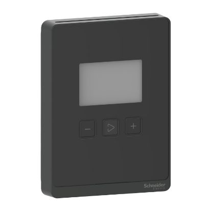 Picture of SpaceLogic SLA Series Sensor, Room, Temperature, Segmented LCD, Analog Outputs with Optimum Black Housing