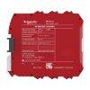 Picture of safety controller, Modicon MCM, 8 inputs 4 outputs, combined with backplane expansion connector, spring