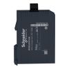 Picture of network switch, Modicon networking, standard unmanaged, 4 ports for copper with 1 port for multimode fiber optic