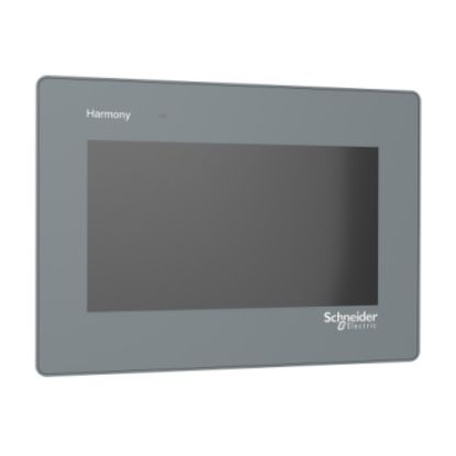 Picture of 7" wide screen touch panel, 16M colors, COM x 2, ETH x 1, USB host / device, RTC, DC24V