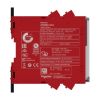 Picture of safety module, Harmony XPS, estop or guard, connected to supply terminals 24V AC or DC , no inputs, spring