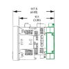 Picture of PowerLogic PM8000 - Communication Module - Fiber-Ethernet module