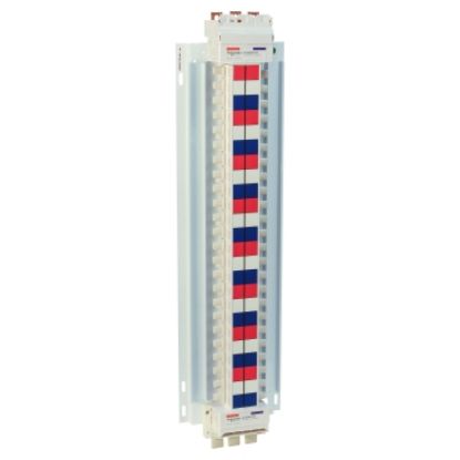 Picture of Acti9, SAU Chassis 3PH 400A, 27mm for C120 MCB, 48 Poles, Dual Feed