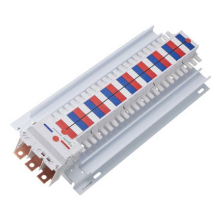 Picture of Acti9, SAU Chassis 3PH 400A, 18mm for iC60 MCB & RCBO, 48 Poles, Top or Bottom Feed