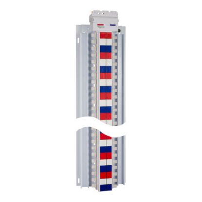 Picture of Acti9, SAU Chassis 3PH 400A, 27mm for C120 MCB, 72 Poles, Top or Bottom Feed