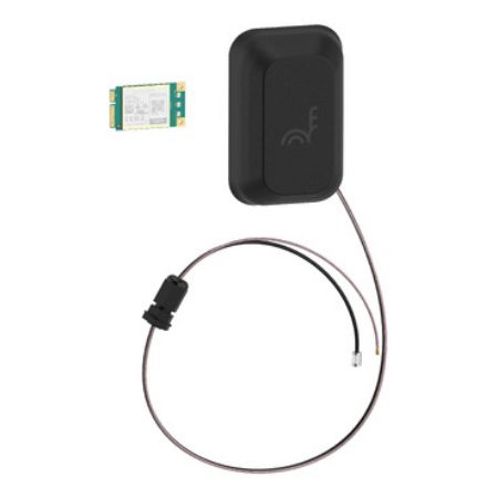 Picture of 4G modem kit, EVlink Pro AC Metal, with 4G cellular modem and 1 antenna
