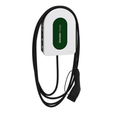 Picture of Charging station, Schneider Charge, 1P+N, attached cable 7m, 7.4kW, 32A