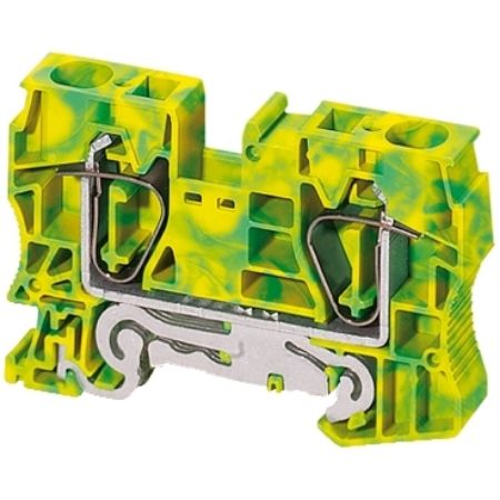 Picture of Terminal block, Linergy TR, spring type, protective earth, 2 points, 16mm², green-yellow, set of 50