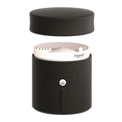 Picture of Harmony XVB, Base unit and cover for modular tower lights, plastic, black, 70mm, bottom entry, side cable entry