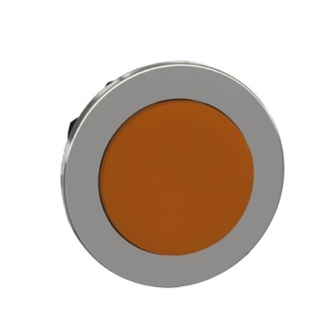 Picture of Head for non illuminated push button, Harmony XB4, flush mounted yellow projecting pushbutton push
