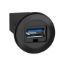 Picture of Panel mounted USB port, Harmony XB5, 3.0 port, plastic, 22mm, for USB interface jack type A