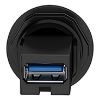 Picture of Panel mounted USB port, Harmony XB5, 3.0 port, plastic, 22mm, for USB interface jack type A