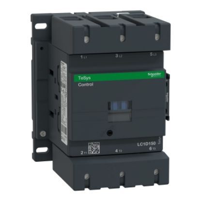 Picture of Contactor, TeSys Deca, 3P(3NO), AC-3/AC-3e, <=440V, 150A, 240V AC 50/60Hz coil, screw clamp terminals