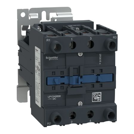 Picture of TeSys; TeSys Deca, Contactor, 4P(2NO+2NC),AC-1,<=440V 60A,220V DC wide coil