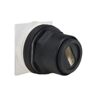 Picture of Selector switch head, Harmony 9001SK, plastic, without handle, 30mm, 2 positions, spring return right to left