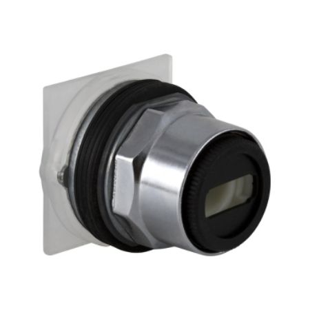 Picture of Selector switch head, Harmony 9001K, metal, without handle, 30mm, 3 positions, spring return left to center