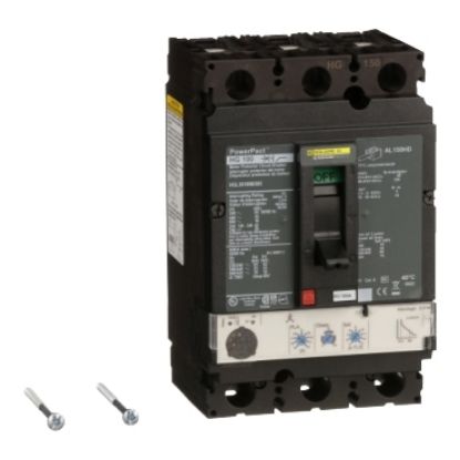 Picture of Motor circuit protector, PowerPacT H, 100A, 3 pole, 600VAC, 18kA, lugs, Micrologic 2.2M, 80%