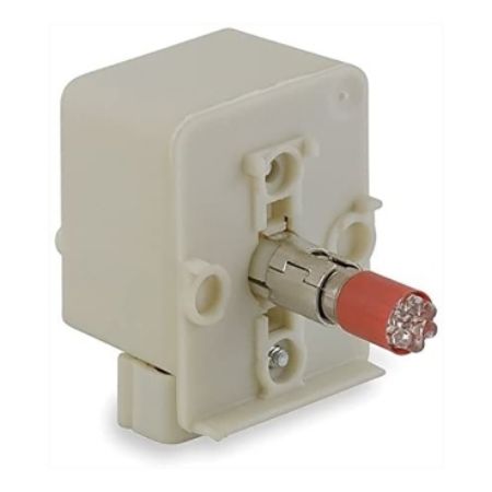 Picture of 30mm Push Button, Types K, SK or KX, light module, red LED lamp, 220/240 VAC 50/60 Hz