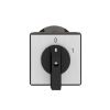 Picture of Complete cam switch, Harmony K1, K2, cam changeover switch, front mounting, plastic, 3 poles, 30degrees, 32A, 64x64mm, marked 1 2