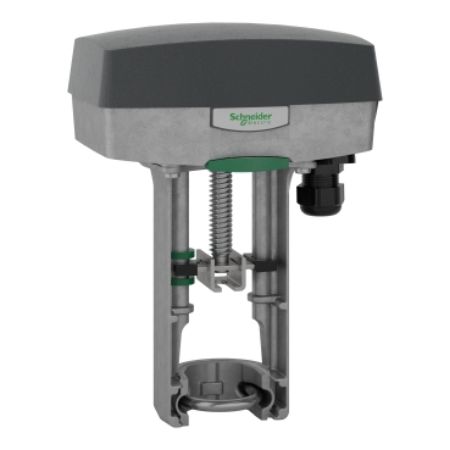 Picture of SpaceLogic M1500-S2 Actuator for Globe Valves, Multi-Signal Control, 24Vac/dc, Terminal Block Electrical Connection, 1500N, IP54,  2 SPDT Aux Relay