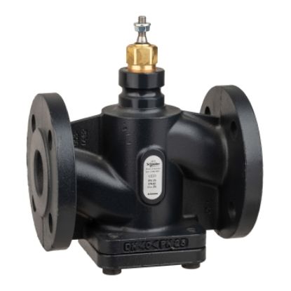 Picture of Venta V232 Globe Valve, 2-Way, PN25, Flanged, Balanced Plug, DN40, Kvs 25, Nodular Iron, Stainless Plug and Seat.